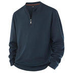 Plus Size 7XL 8XL Men's long-sleeve T-shirt half-zip sweatshirt new style for spring autumn casual V-neck Hoodies men's clothing