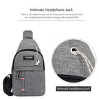 Fashionable and Trendy Lightweight Single Minimalist Shoulder Crossbody Bag for Men with Large Capacity for Leisure and Sports