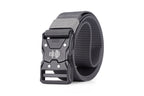 Men's Tactical Belt Canvas Woven Breathable Belt Durable Outdoor Belt Ideal Gift Choice