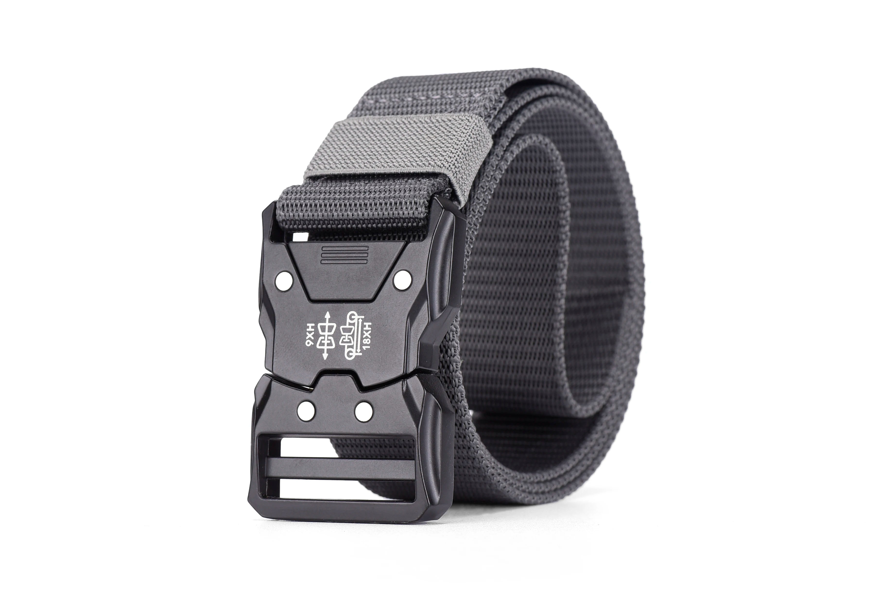 Men's Tactical Belt Canvas Woven Breathable Belt Durable Outdoor Belt Ideal Gift Choice