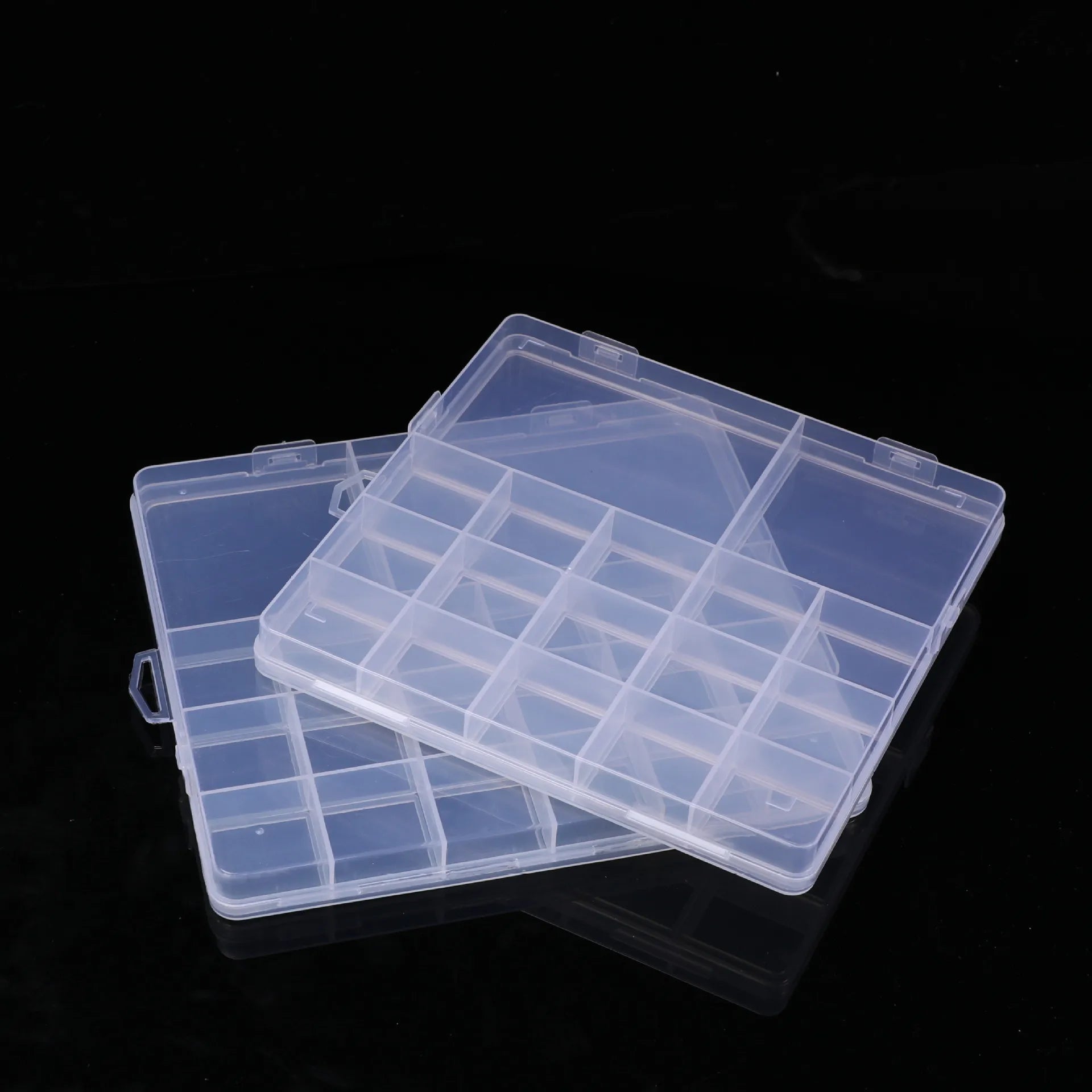 Plastic Storage Box - 28-Grid Jewelry Box Bead String Fishing Tackle And Button Organizer Box