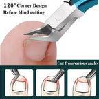 Toe Nail Clipper For Ingrown Or Thick Toenails Toenails Trimmer Professional Podiatrist Toenail Nipper With Stainless Steel Supe