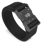 Men's Tactical Belt Canvas Woven Breathable Belt Durable Outdoor Belt Ideal Gift Choice