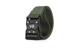 Men's Tactical Belt Canvas Woven Breathable Belt Durable Outdoor Belt Ideal Gift Choice