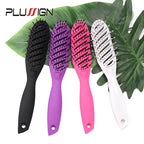 Styling Curly Hair Brush Salon Massager Comb Brush Detangling Drying Brush Anti Static Curved Vent Brush Scalp Massage Comb