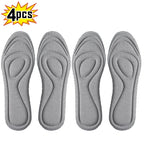 2 Pairs Memory Foam Orthopedic Insoles for Shoes Antibacterial Deodorization Sweat Absorption Insert Sport Shoes Running Pads