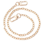 20/40/80/120cm Metal Aluminum Bag Chains Women Detachable Shoulder Strap Chain for Pets Chain Bag Replace Parts Accessories
