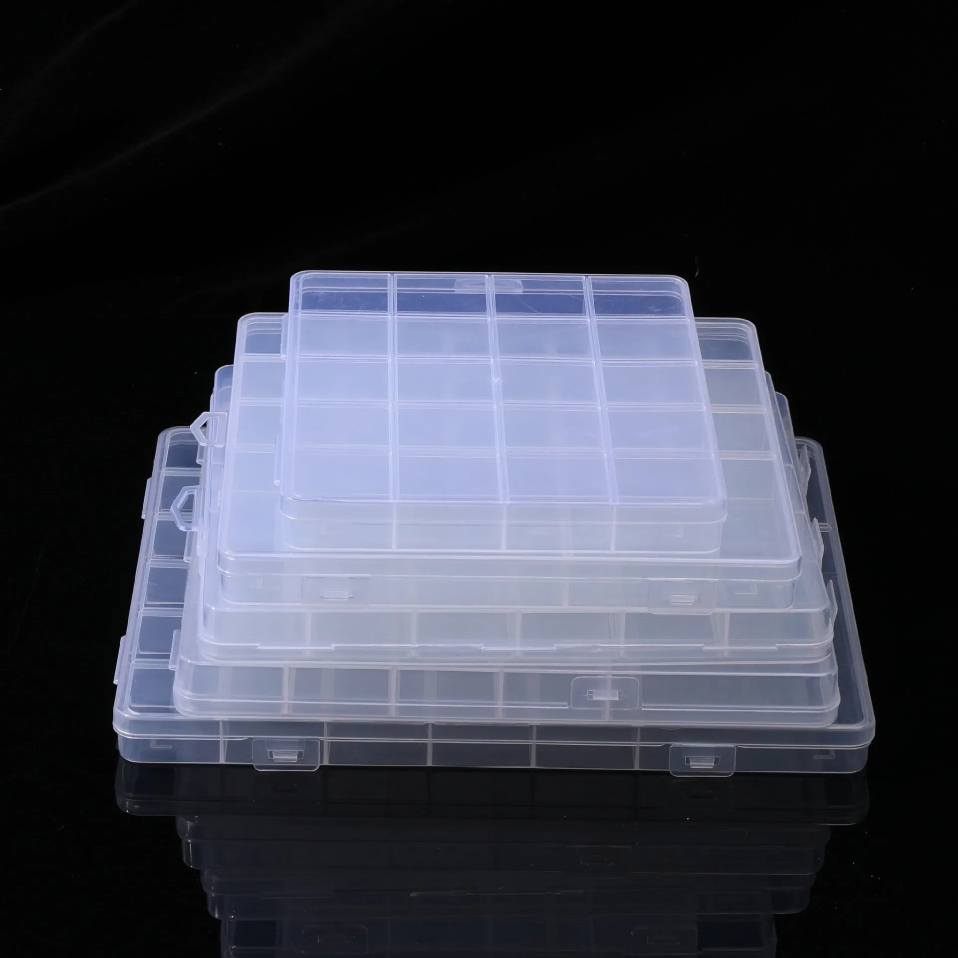 Plastic Storage Box - 28-Grid Jewelry Box Bead String Fishing Tackle And Button Organizer Box