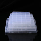 Plastic Storage Box - 28-Grid Jewelry Box Bead String Fishing Tackle And Button Organizer Box