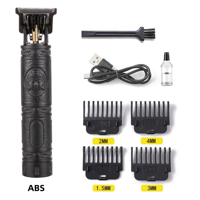 OHS Rechargeable  Vintage T9 Cordless Hair Cutting Machine Electric Shaver For Man Hair Clipper Barber Trimmer Beard Razors