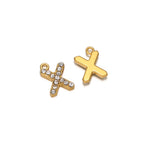 5pcs Stainless Steel Gold Rhinestone Letters Charms DIY Women Girl Alphabet Necklace Pendants Jewelry Bracelet Earrings Making