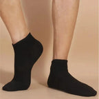 10 Pairs Unisex Solid Color Boat Socks Leisure Invisible Business Breathable Odorproof High-quality Men's Women's Ankle Socks