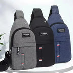 Men's fashionable, convenient, casual, waterproof, adjustable shoulder strap, large capacity waist bag suitable for outdoor acti