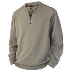 Plus Size 7XL 8XL Men's long-sleeve T-shirt half-zip sweatshirt new style for spring autumn casual V-neck Hoodies men's clothing