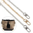 20/40/80/120cm Metal Aluminum Bag Chains Women Detachable Shoulder Strap Chain for Pets Chain Bag Replace Parts Accessories